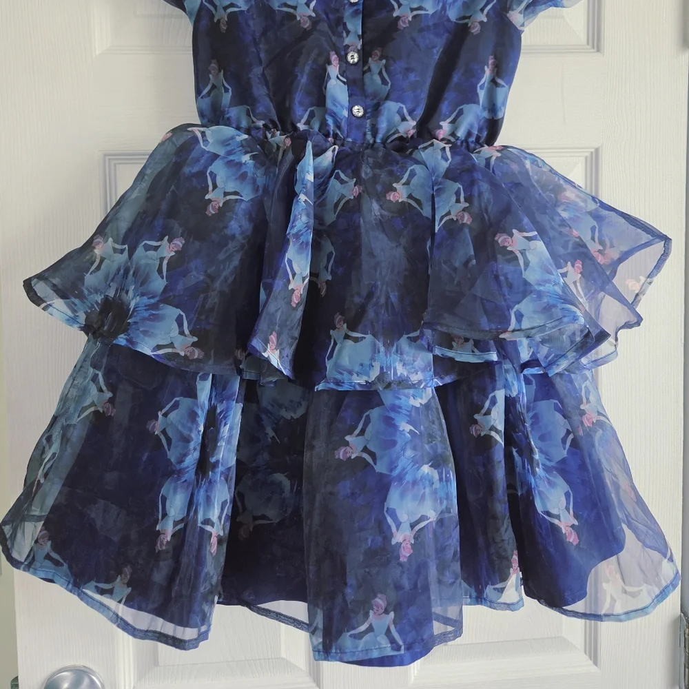 New!!! Disney ✨️ Girl's Blue Cinderella Fancy Dress Size 9/10